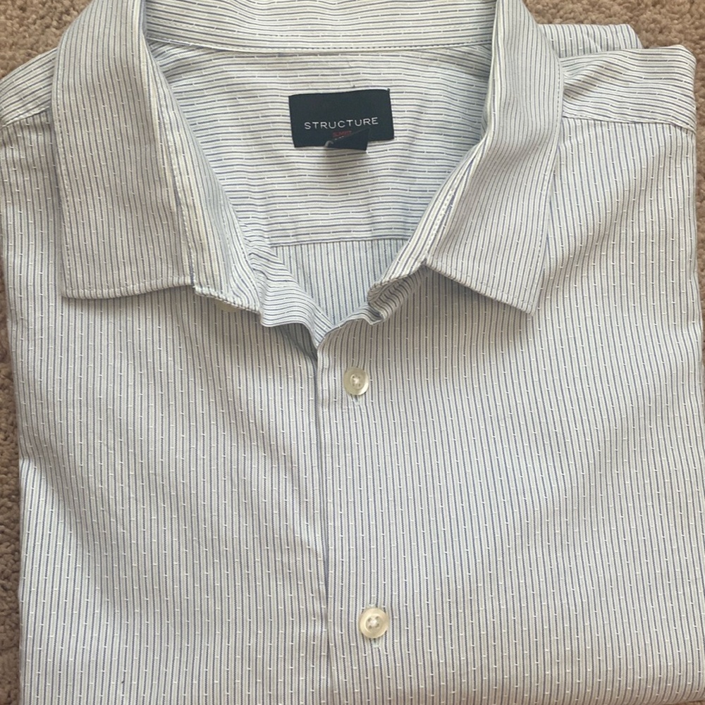 STRUCTURE  slim fit men’s dress shirt